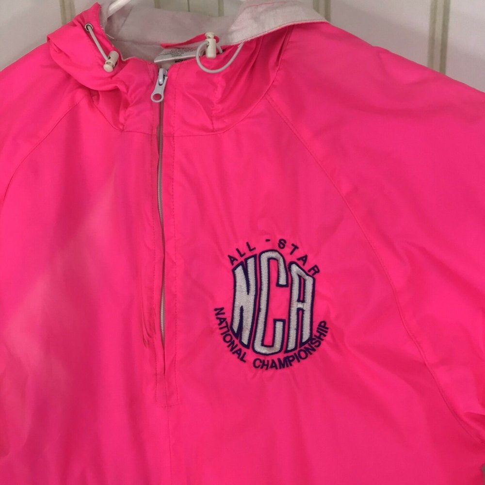 Varsity Spirit Shop Women's Hooded 1/4 Zip Pink SM - Picture 6 of 12